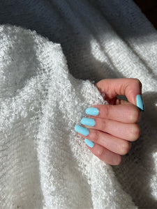 Hellblau babyblue Nails
